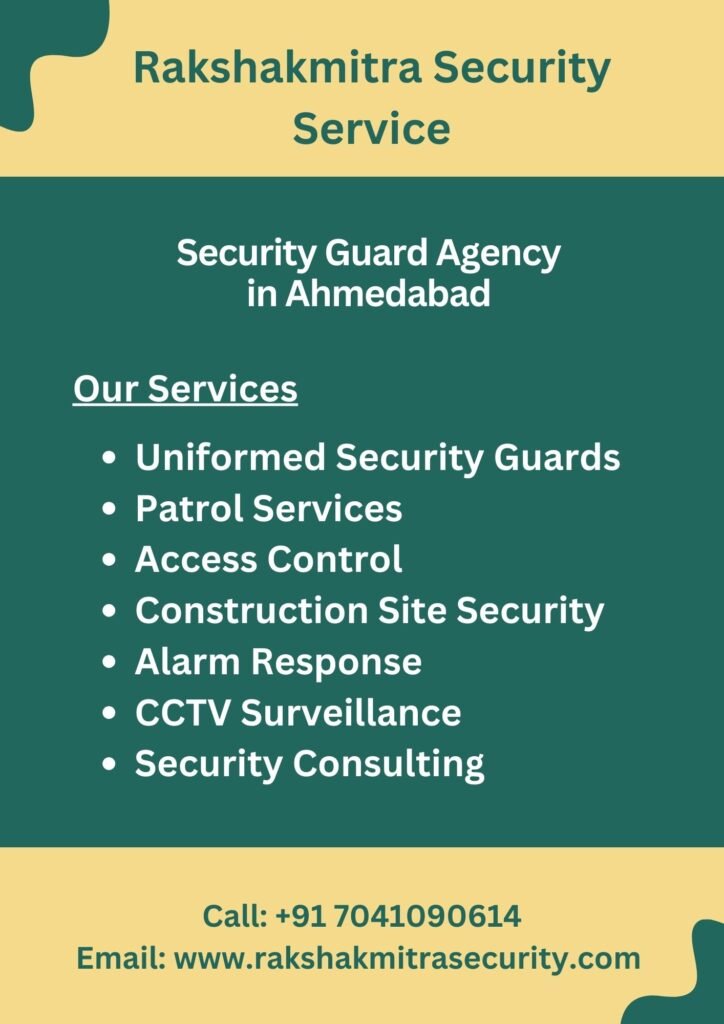 Security Guard Agency in Ahmedabad